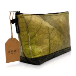 Veganer Kulturbeutel Blattleder 01