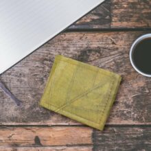 Vegane Geldbörse Blattleder ECOMONKEY 01