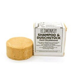 2in1 Shampoo- & Duschstück Hanf-Strohblume