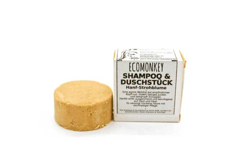 2in1 Shampoo- & Duschstück Hanf-Strohblume 2in1 Shampoo- & Duschstück Hanf-Strohblume