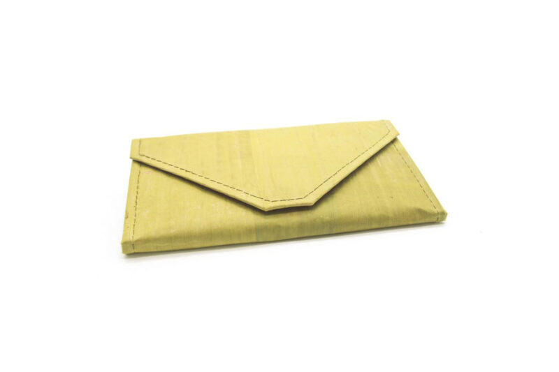 Envelope Kuvert Portemonnaie mit Magnetknopf vegan