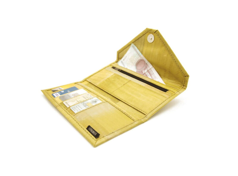 Portemonnaie aus Bananenblättern Envelope Kuvert Design nachhaltig